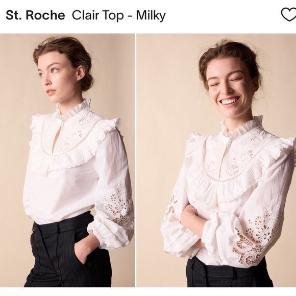 St. Roche Clair Top- Milky size 4,6. New with tag - Picture 2 of 16
